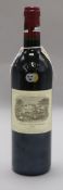 A bottle of Chateau Lafite Rothschild 1999 Pauillac