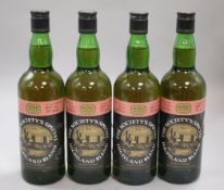 Four bottles of The Wine Society's Special Highland Blend Whisky