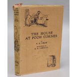 Milne, Alan Alexander - The House at Pooh Corner, 8 vo, original cloth, with dj, illustrated by E.H.