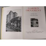 Triggs, H. Inigo - Formal Gardens of England and Scotland, quarto, half calf, Batsford, London 1912,