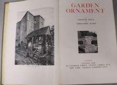 Triggs, H. Inigo - Formal Gardens of England and Scotland, quarto, half calf, Batsford, London 1912,