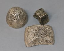 Three Chinese ingots