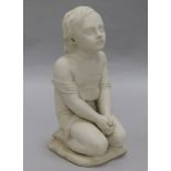 A 19th century Parian figure, 'Prayer', designed by John Bell for Summerley's Art Manufacturers