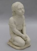 A 19th century Parian figure, 'Prayer', designed by John Bell for Summerley's Art Manufacturers