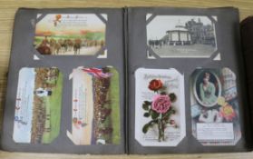 A Victorian postcard album