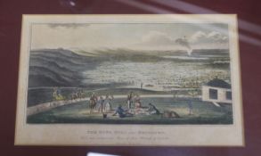 Three 19th century Brighton prints and four other prints