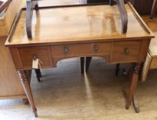 A Regency mahogany washstand W.92cm