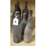 Seven bottles of various Rothchilds wines