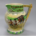 A Royal Crown Devon 'Widdicombe Fair" musical jug height 19cm