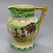 A Royal Crown Devon 'Widdicombe Fair" musical jug height 19cm