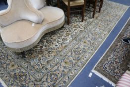 A fine Kashan small carpet 355 x 240cm