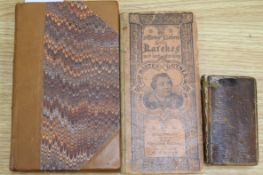 A small collection of 18th and 19th century books, comprising: The Letters of Abelard & Heloise,