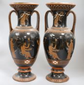 A pair of copies of Greek vases