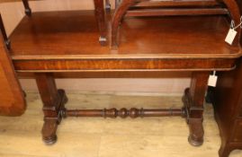 A Victorian mahogany buffet W.116cm