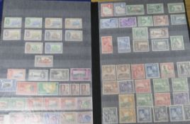 Two albums of stamps