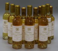 Sauternes- Six half bottles of Chateau Rayne Vigneau, 2005 and six half bottles of Doisy Daene,