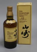 One bottle of Yamazaki 12 year old malt