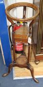 A George III mahogany tripod washstand W.49cm