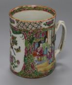 A Chinese Cantonese mug height 13cm