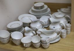 A Royal Doulton 'Fairfax' pattern part dinner service