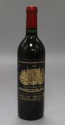 A bottle of Chateau Palmer, Margaux, 1983