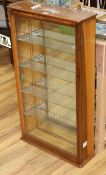 A J.B.Fry & Sons Ltd wall mounted chocolate display cabinet