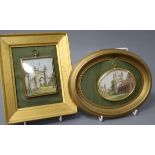 Two miniatures of Brighton Pavilion