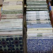 A collection of seventy one various Victorian tiles