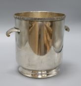 A French silver plated champagne bucket height 24cm