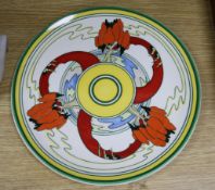 A modern Wedgwood Clarice Cliff Centenary Collection 'Bizarre' cabinet dish