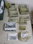 A collection of Balkan Sobraine cigarette tins and ashtrays (15)