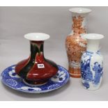 A group of mixed oriental ceramics