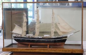 A cased model of The Cutty Sark by George Hunt