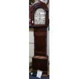 A 19th century eight-day longcase clock by George Poole, Taunton W.48cm