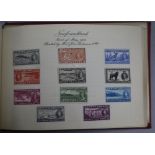 A 1937 album of coronation stamps and First Day Covers