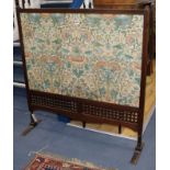 A Liberty & Co. firescreen, tapestry possibly Morris & Co. W.97cm