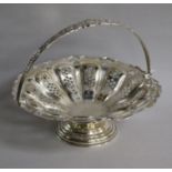 An Edwardian pierced silver fruit basket, J. Sherwood & Sons, Birmingham, 1903, 24cm, 12.5 oz.