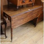 A Victorian mahogany Pembroke table W.99cm