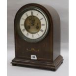 An Edwardian mantel clock