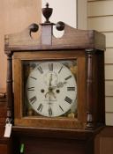 John Lampard of Zeals. An eight day longcase clock W.49cm