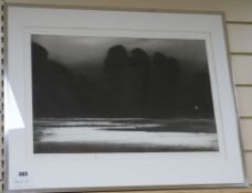 Norman Ackroyd, limited edition print, "Westmere Night", signed, 66/90 15 x 22in.