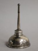 A Tiffany & Co sterling silver scent bottle, 10.4cm.