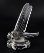 Grande Libellule/Large Dragonfly. A glass mascot by René Lalique, introduced on 23/5/1928, No.1145