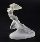Côte d'Azur. A glass statuette by René Lalique, introduced on 12/10/1929, in clear and frosted