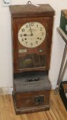 A clocking-in machine W.34cm