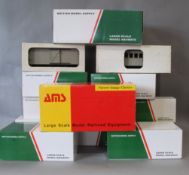 A collection of G gauge rolling stock by British Model Supply, all 11 boxed, AMS etc.