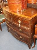 A Victorian mahogany chest W.100cm