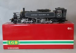 A Lehmann Gross Bahn G gauge Uintah Railway Co. no. 50 locomotive 21881, boxed