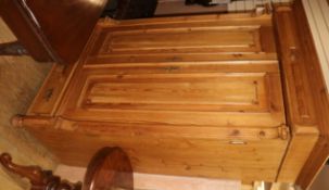 A pine armoire