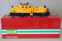 A Lehmann Gross Bahn G gauge Track Cleaning locomotive 20670, boxed